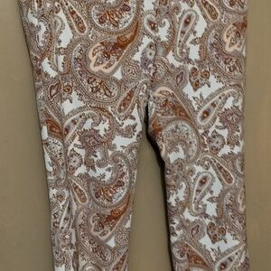 Paisley Print Pants